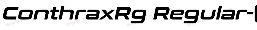 ConthraxRg Regular字体转换